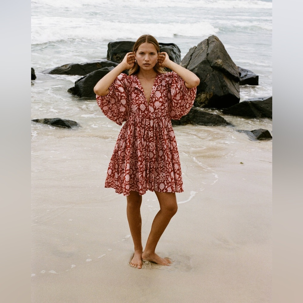 Red Daughters of India Kyra Mini Dress